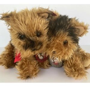 Max & Lucy Terrier Dog Plush Stuffed Victoria's Secret Limited Edition 2003 new